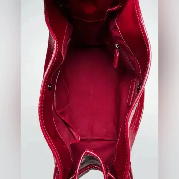 AUTHENTIC Burberry Raspberry Gradient Supernova Check Tote - Picture 10 of 16